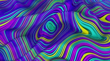 Kabartmalı yüzeyin dokusu, renkli çizgiler.