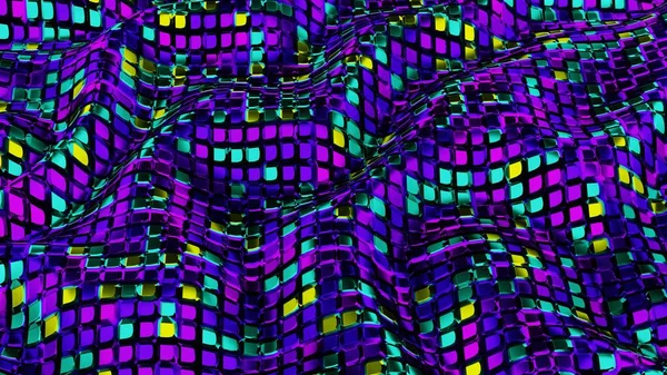 Küçük parçacıklardan oluşan kumaş desen tasarımı — Stok fotoğraf
