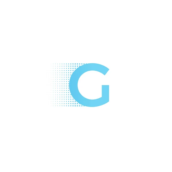 Pixel  typography letter G logo. Technological modern font calligraphy