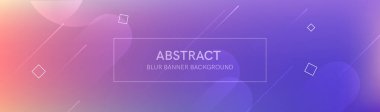Gradyan şekilli soyut afiş ve koyu neon renkli bulanık arkaplan. Dinamik şekil kompozisyonu. Vektör şablonu tasarımı 