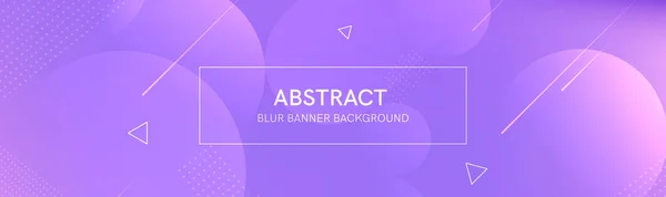 Abstraktní banner s tvary přechodu a rozmazaným pozadím s tmavou neonovou barvou. Dynamické složení tvaru. Návrh vektorové šablony — Stockový vektor