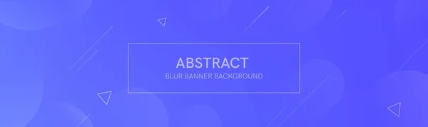 Banner abstrato com formas de gradiente e fundo borrão com cor de néon escuro. Composição dinâmica da forma. Design de modelo de vetor — Vetor de Stock