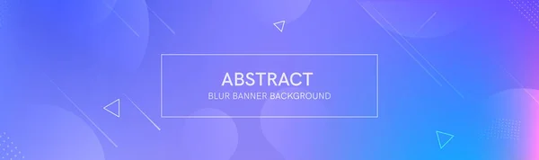 Abstrakt banner med lutning former och suddig bakgrund med mörk neon färg. Dynamisk form sammansättning. Konstruktion av vektormallar — Stock vektor
