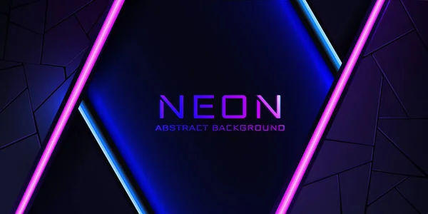 Fundo de néon abstrato —  Vetores de Stock