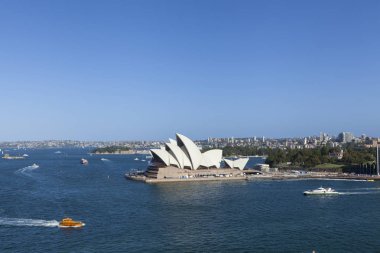 Sydney manzarası ile Opera house, çoğu recognizble simge üzerinde
