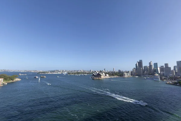 Sydney Skyline Panorama Opera House Circular Quay — Stock Photo, Image