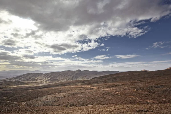 Paisaje Montaña Del Desierto Paisaje Paisajístico Del Desierto Marroquí — Foto de Stock