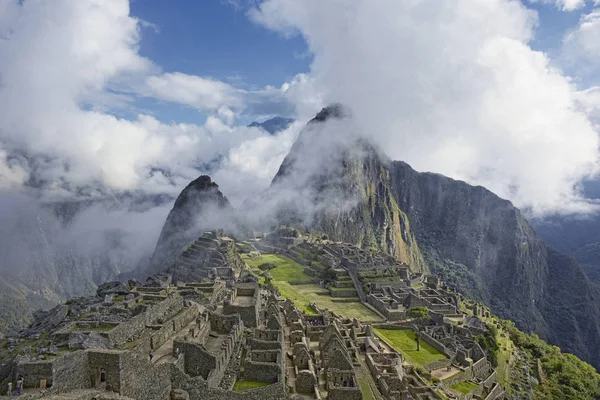 Machu Picchu Montaña Vieja Quechua Ciudad Sagrada Perdida Los Incas — Foto de Stock