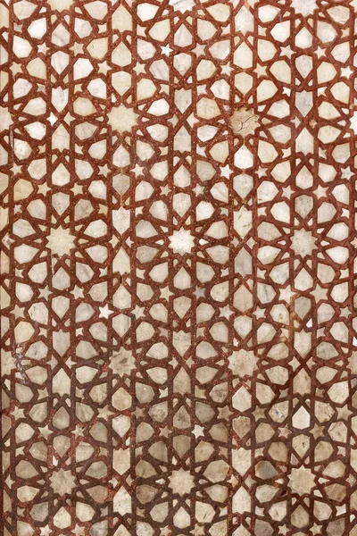 无缝陶瓷马赛克瓷砖纹理油漆地板复杂的细节为地板复古图案的装饰 — 图库照片