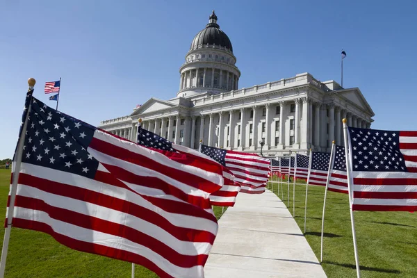 Utah állam Capitol Salt Lake City, Utah, USA — Stock Fotó
