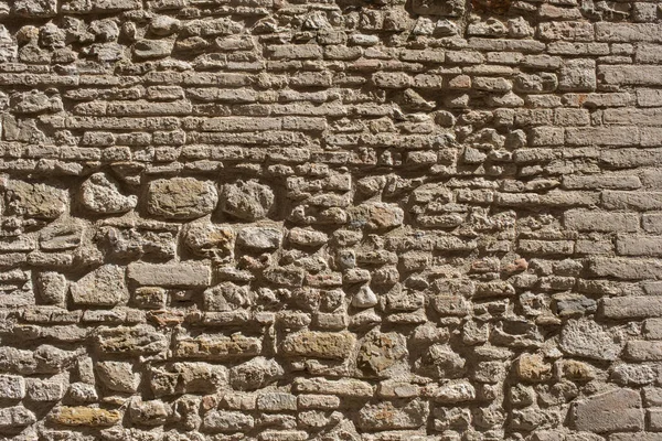 Weathered Damaged Stained Old Brick Wall Background — Stock Photo, Image