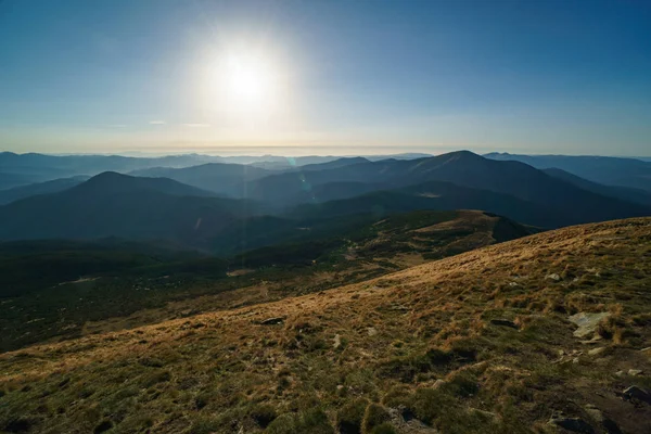 Τοπίο της Mount ΠΕΤΡΟΣ - Chornohora στα Ουκρανικά Καρπάθια Όρη — Φωτογραφία Αρχείου