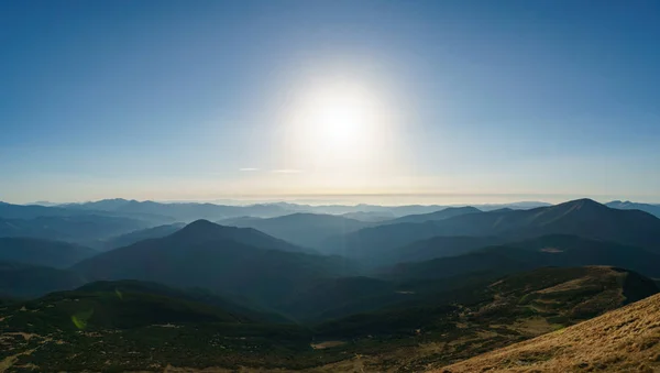 Mount Petros - Chornohora Ukraynalı Karpat Dağları'nın peyzaj