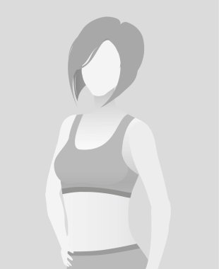 Varsayılan yer tutucu fitness eğitmeni bir T-shirt.