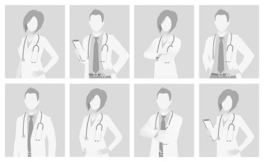 Varsayılan yer tutucu doktor varoluş portre