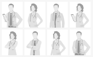 Varsayılan yer tutucu doktor varoluş portre