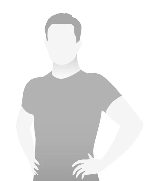 Default marcador de posición entrenador de fitness en una camiseta . — Vector de stock