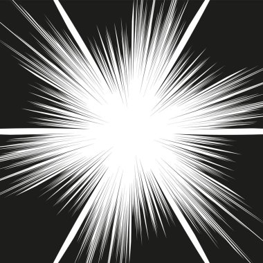 Çizgi roman eylem satırları. Hız çizgileri Manga çerçeve