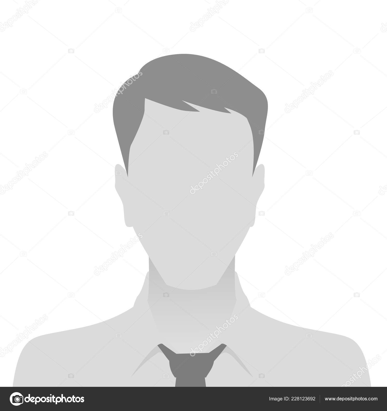 Person Gray Photo Placeholder Man Stock Vector Image By C Apoev