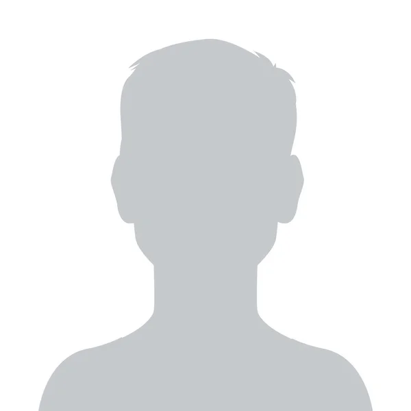 Persona grigio foto segnaposto bambino — Vettoriale Stock