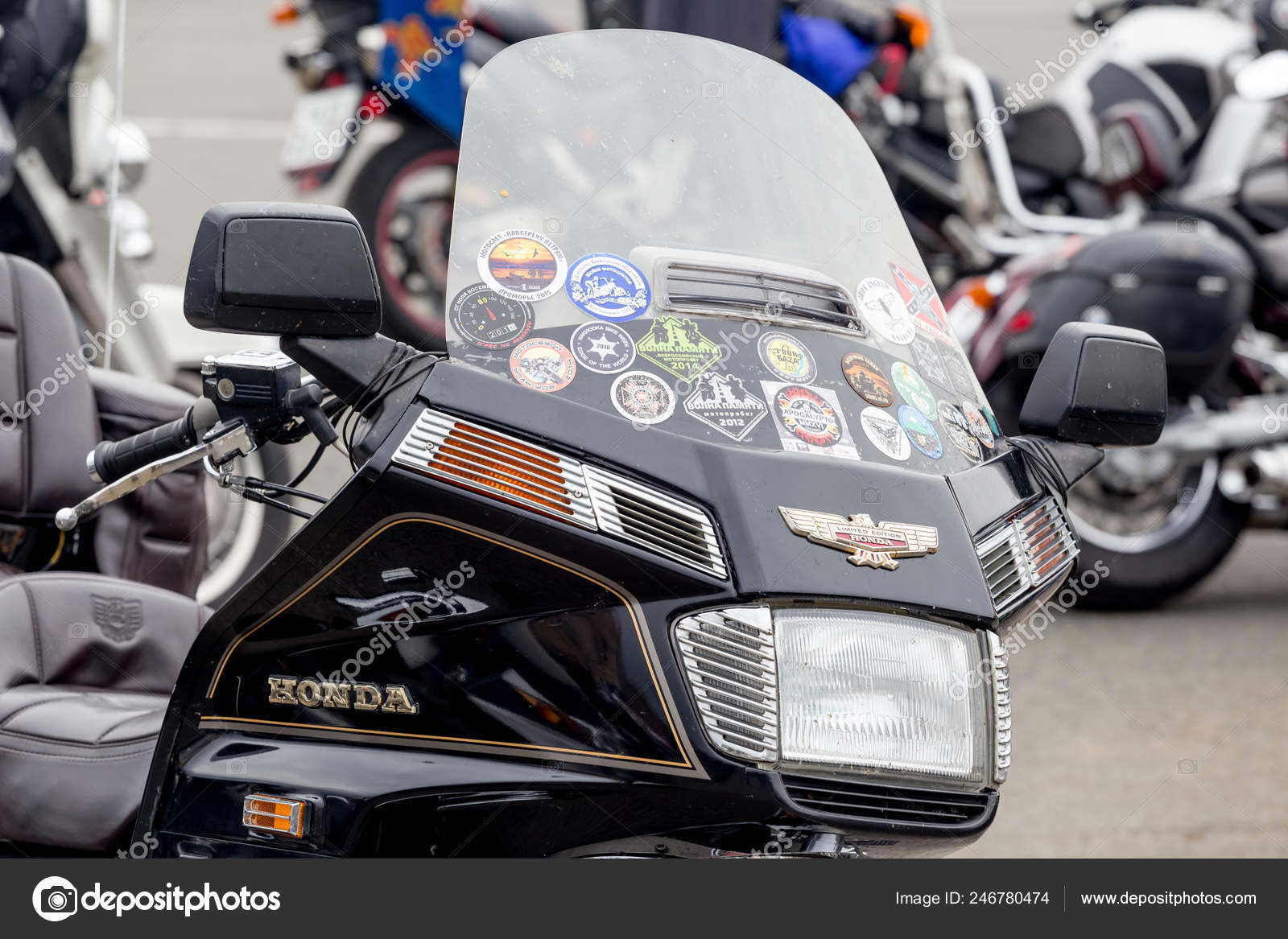 Russia Vladivostok 2018 Honda Goldwing 1200 Motorbike Motorcycle