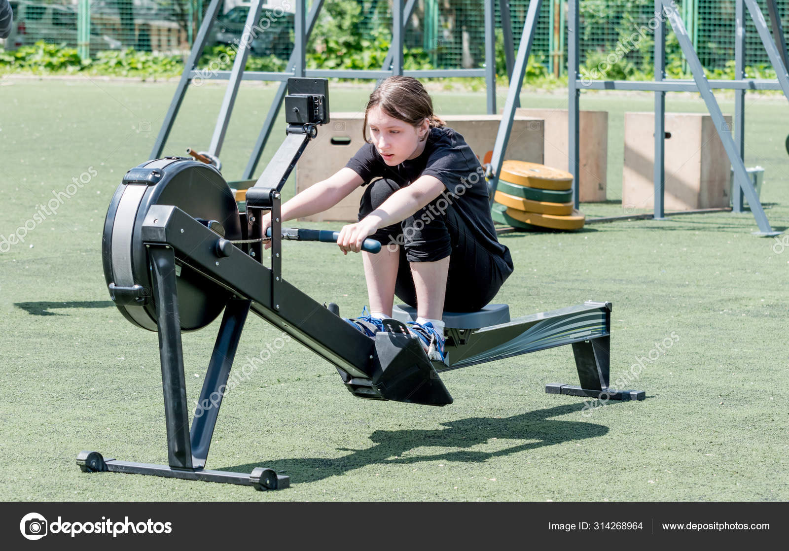 crossfit machine workout