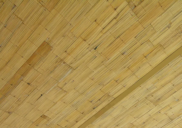 Bambu yapım tavan çatısı dokusu