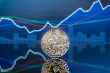 Dalgalanma (Xrp) ve kavram - yatırım cryptocurrency fiziksel metal dalgalanma paralar ile küresel ticaret Döviz piyasa fiyatı grafiği içinde belgili tanımlık geçmiş.