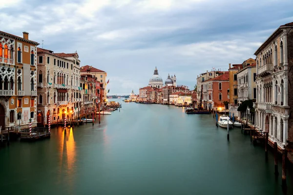 Venedik Talya Venedik Canal Grande Basilica Santa Maria Della Salute — Stok fotoğraf