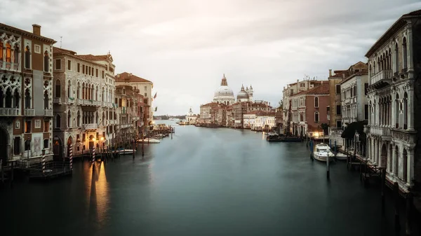 Venedik Talya Venedik Canal Grande Basilica Santa Maria Della Salute — Stok fotoğraf