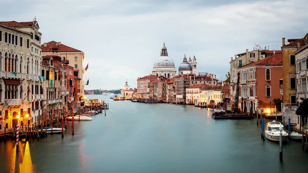 Venedik Talya Venedik Canal Grande Basilica Santa Maria Della Salute — Stok fotoğraf