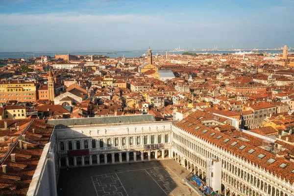 Vue Aérienne Ville Venise Depuis Place Saint Marc Piazza San — Photo