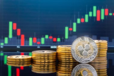 Dalgalanma (Xrp) ve kavram - yatırım cryptocurrency fiziksel metal dalgalanma paralar ile küresel ticaret Döviz piyasa fiyatı grafiği içinde belgili tanımlık geçmiş.