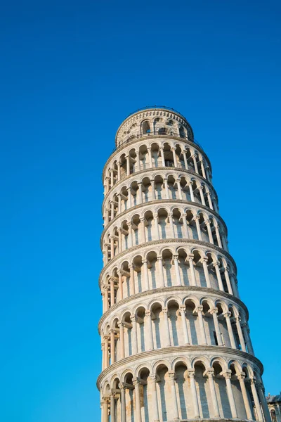 Pisa Talya Daki Eğik Pisa Kulesi Tüm Dünyada Istenmeyen Eğik — Stok fotoğraf