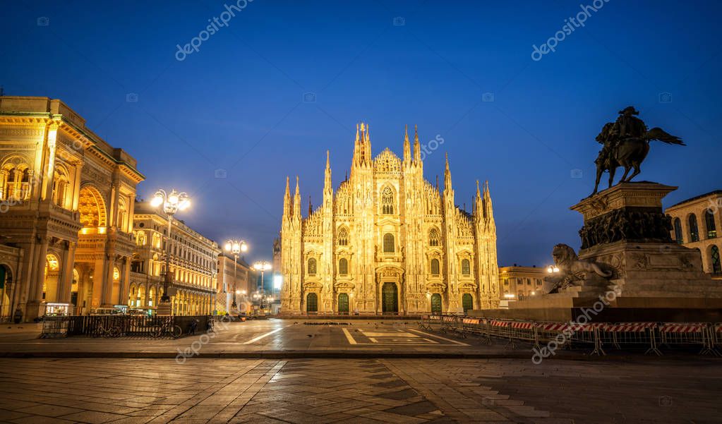 Duomo di Milano (Catedral de Milán) en Milán, Italia. La Catedral de
