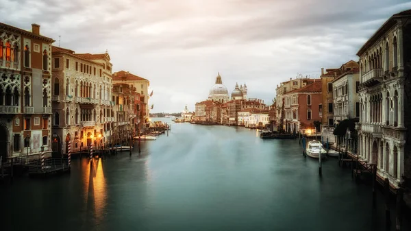 City Venice Italy Gorgeous View Venice Grand Canal Basilica Santa — Stock Photo, Image