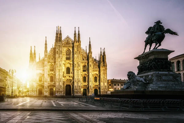 Duomo Milano Cathédrale Milan Milan Italie Cathédrale Milan Est Grande — Photo