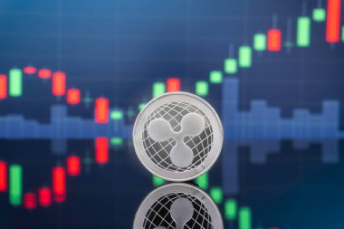 Dalgalanma (Xrp) ve kavram - yatırım cryptocurrency fiziksel metal dalgalanma paralar ile küresel ticaret Döviz piyasa fiyatı grafiği içinde belgili tanımlık geçmiş.