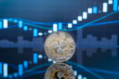 Dalgalanma (Xrp) ve kavram - yatırım cryptocurrency fiziksel metal dalgalanma paralar ile küresel ticaret Döviz piyasa fiyatı grafiği içinde belgili tanımlık geçmiş.