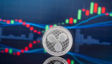 Dalgalanma (Xrp) ve kavram - yatırım cryptocurrency fiziksel metal dalgalanma paralar ile küresel ticaret Döviz piyasa fiyatı grafiği içinde belgili tanımlık geçmiş.
