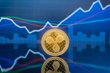 Dalgalanma (Xrp) ve kavram - yatırım cryptocurrency fiziksel metal dalgalanma paralar ile küresel ticaret Döviz piyasa fiyatı grafiği içinde belgili tanımlık geçmiş.