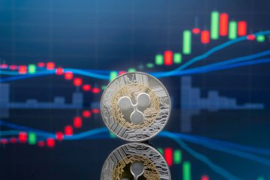 Dalgalanma (Xrp) ve kavram - yatırım cryptocurrency fiziksel metal dalgalanma paralar ile küresel ticaret Döviz piyasa fiyatı grafiği içinde belgili tanımlık geçmiş.