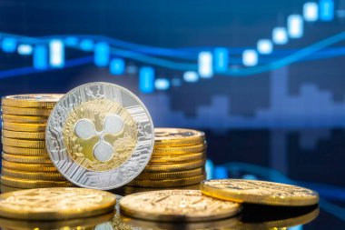 Dalgalanma (Xrp) ve kavram - yatırım cryptocurrency fiziksel metal dalgalanma paralar ile küresel ticaret Döviz piyasa fiyatı grafiği içinde belgili tanımlık geçmiş.