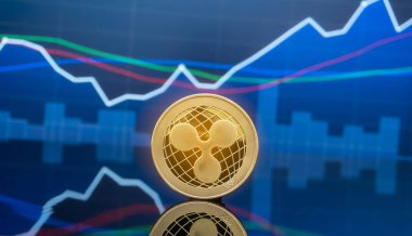 Dalgalanma (Xrp) ve kavram - yatırım cryptocurrency fiziksel metal dalgalanma paralar ile küresel ticaret Döviz piyasa fiyatı grafiği içinde belgili tanımlık geçmiş.