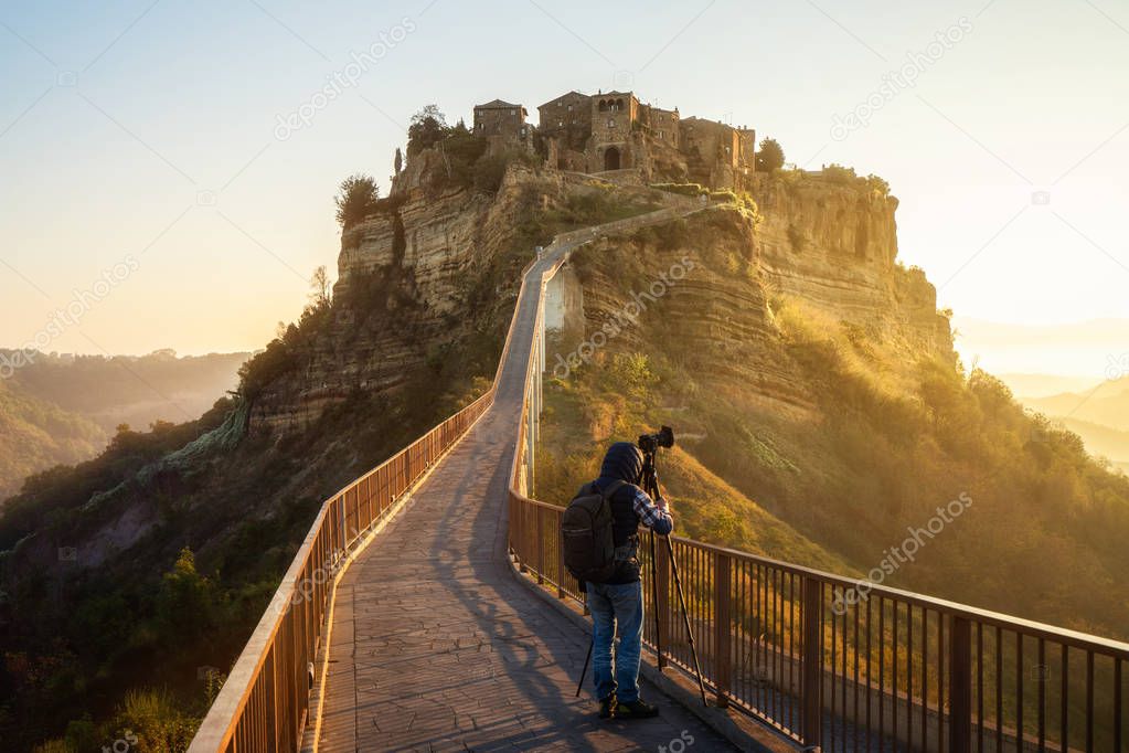 Civita di Bagnoregio is a beautiful old town in the Province of Viterbo in central Italy.