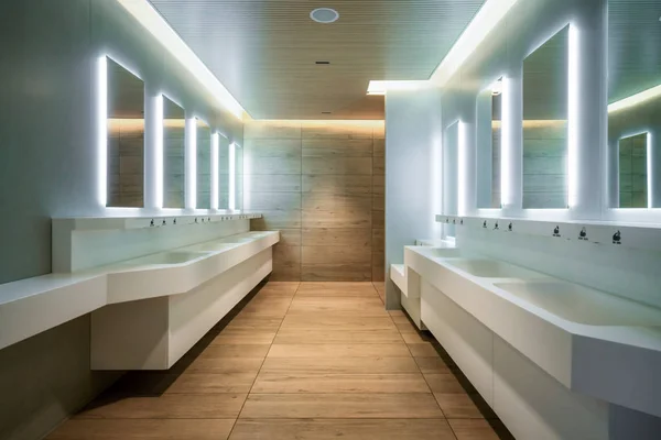 Diseño Moderno Baño Público Baño Interior Lujo —  Fotos de Stock