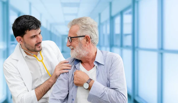 Paziente Dal Medico All Ospedale Concetto Assistenza Sanitaria Medica Servizio — Foto Stock