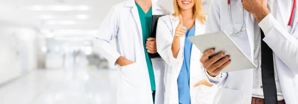 Gruppo Persone Sanitarie Medico Professionista Che Lavora Nello Studio Ospedaliero — Foto Stock