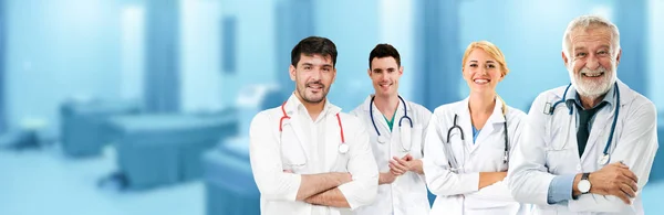Grupo Personas Salud Médico Profesional Que Trabaja Consultorio Del Hospital —  Fotos de Stock