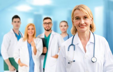 Sağlık insan grubu. Diğer doktorlar, hemşire ve cerrah hastane ofis veya klinik çalışma profesyonel doktor. Tıbbi Teknoloji Araştırma Enstitüsü ve Doktor personel hizmet anlayışı.